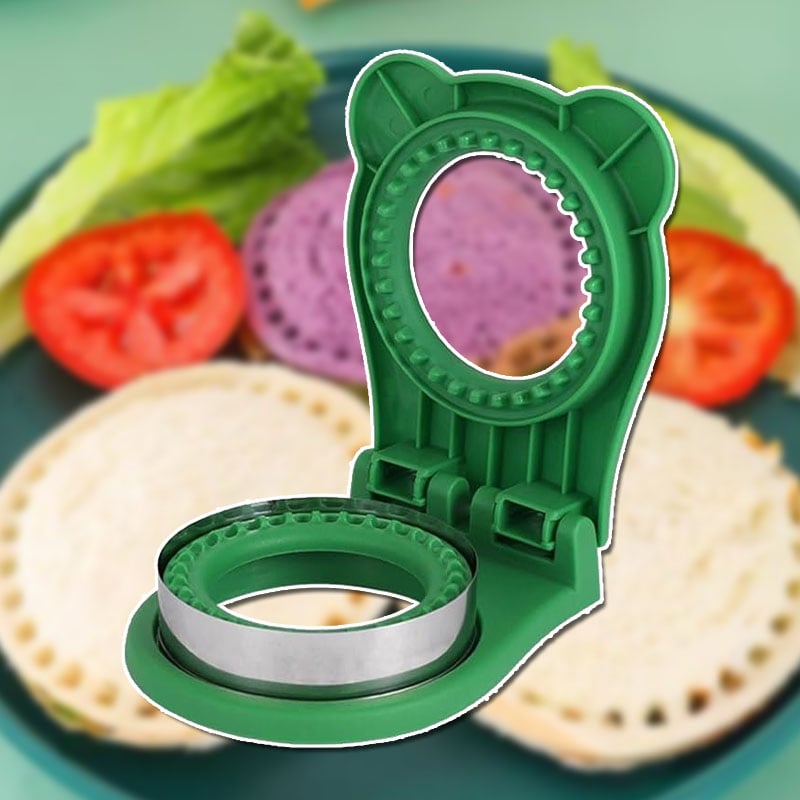 Sandwich-Ausstecher mit Versiegelung – Kinderfreundliches DIY-Set aus Edelstahl