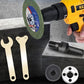 5-tlg Bohrmaschinen-Winkelschleifer Adapter – Schneid- & Polierstab