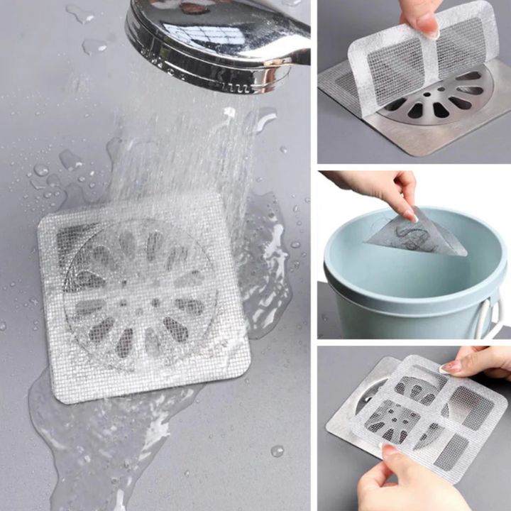 20+20 Gratis | Selbstklebender Einweg-Abflussfilter