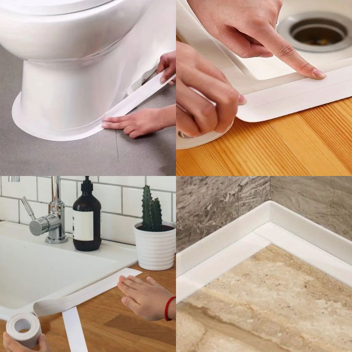 Selbstklebendes Dichtungsband für wasserdichte Fugen