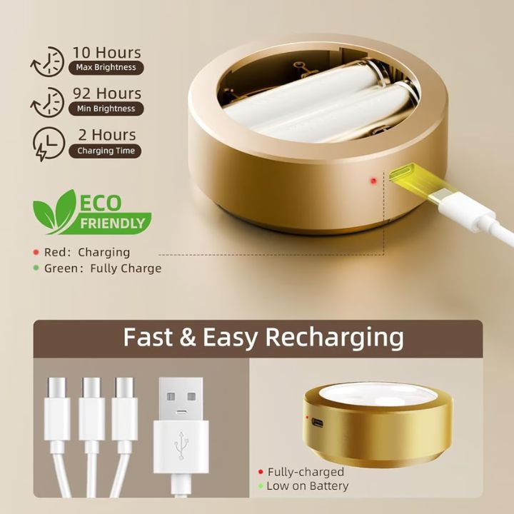 2+1 Gratis | Magnetische LED-Bilderleuchte – Dimmbar & wiederaufladbar