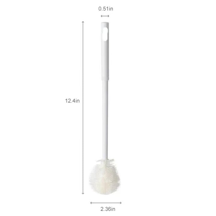 Flexibler Silikon-Flaschenbürste – Hygienereiniger für Gläser