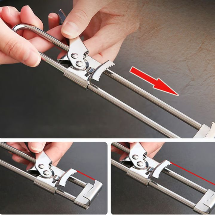 1+1 Gratis | Verstellbarer Edelstahl-Deckelöffner