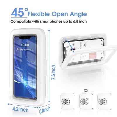 Wasserdichter Dusch-Handyhalter – Für Unterhaltung sogar unter der Dusche!