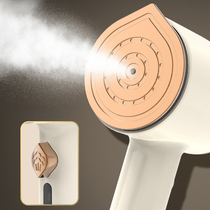 Tragbares Mini-Bügeleisen – 2-in-1 Trocken- & Dampfbügeln mit Schnellheizender Titanplatte