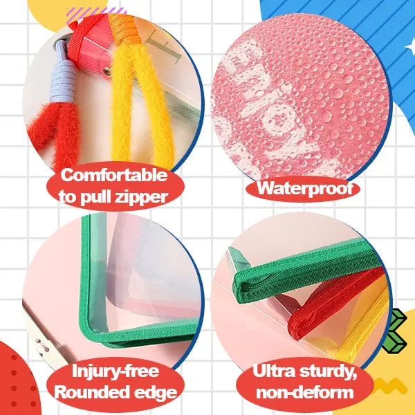 A4-Reißverschlussmappe zur Dokumentenorganisation