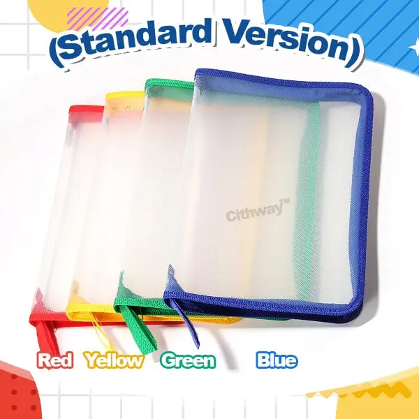 A4-Reißverschlussmappe zur Dokumentenorganisation