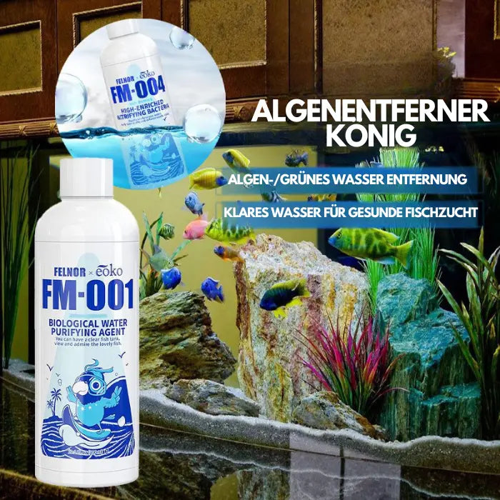 Aquarium-Wasserreiniger-Lösung