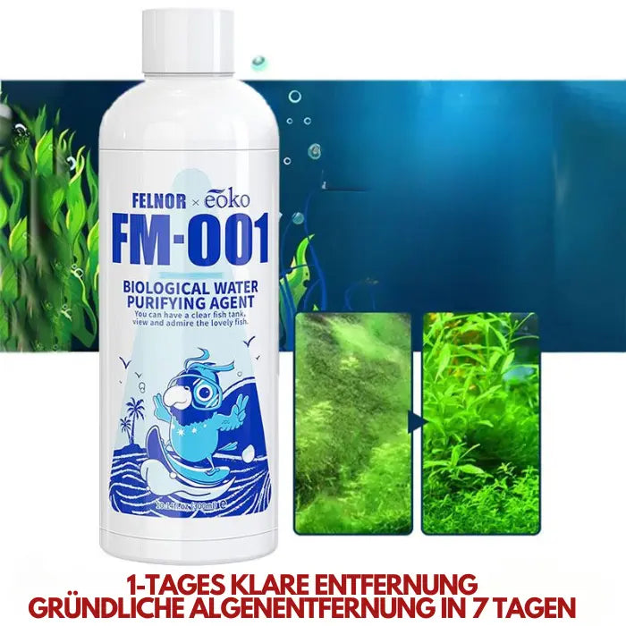 Aquarium-Wasserreiniger-Lösung