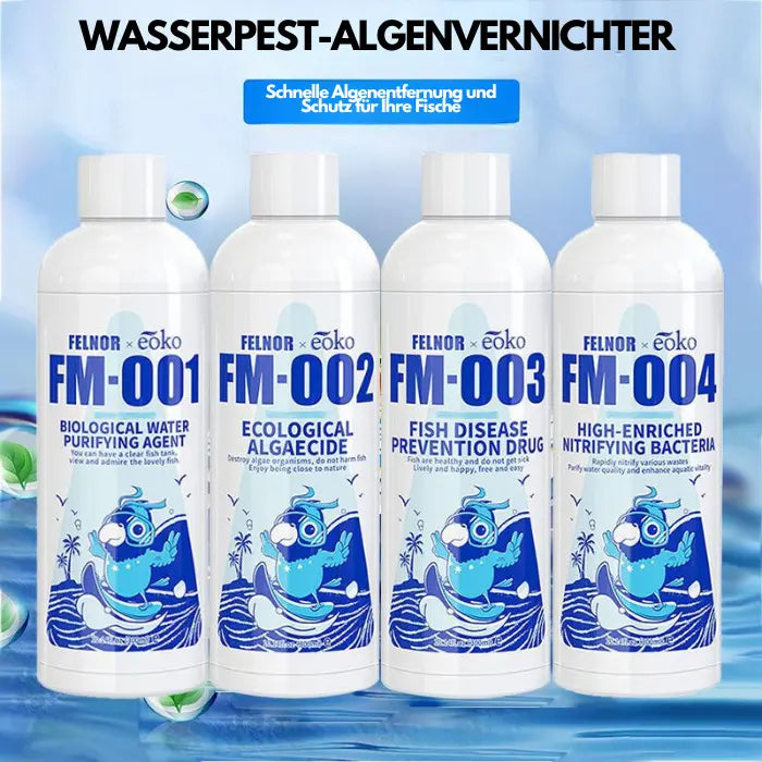 Aquarium-Wasserreiniger-Lösung