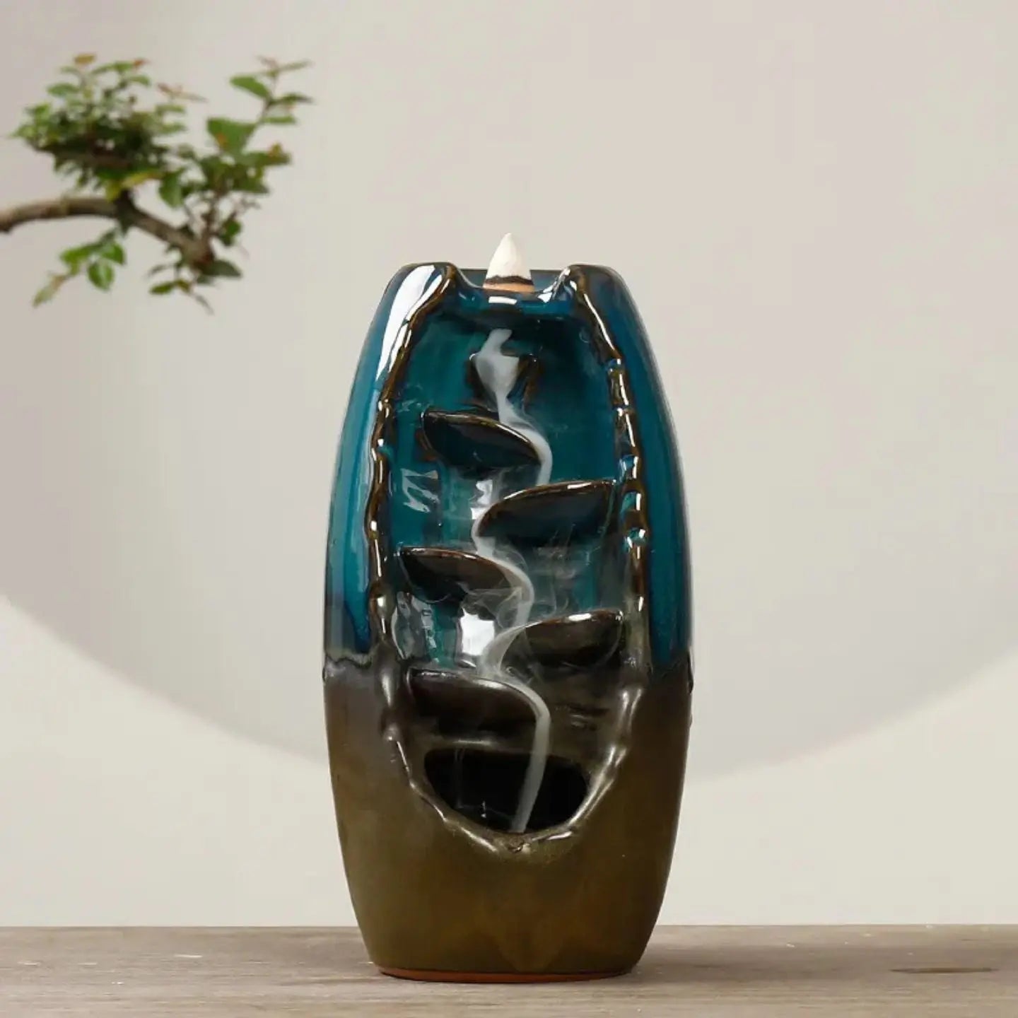 Aromatherapie-Wasserfall | Gratis 10 Räucherkegel