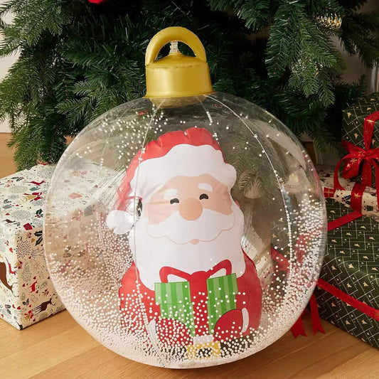 Aufblasbare Weihnachtsdekorationen für draußen