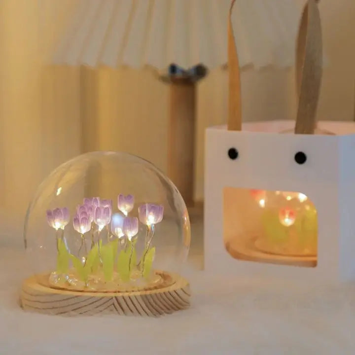 DIY Leuchtende tulpen-nachtlampe