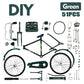 DIYCycle™ DIY-Fahrradmodell Maßstab Spielzeug (51 Stück)