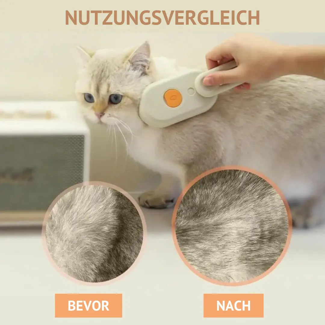 Dampfbürste für Haustiere