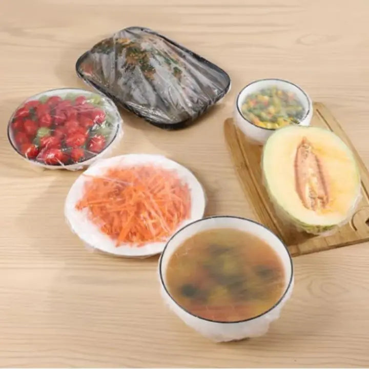 Dehnbare, wiederverwendbare Frischhaltefolie (100 Stück)