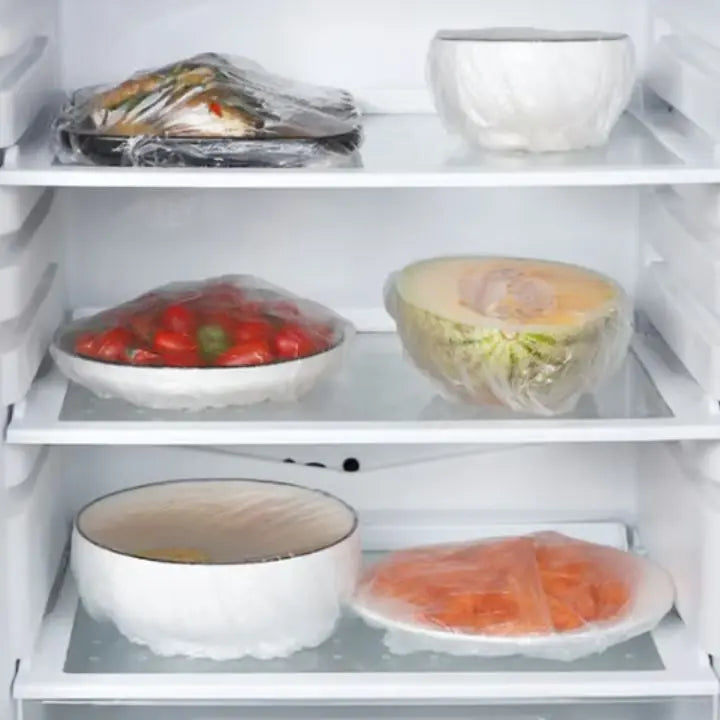 Dehnbare, wiederverwendbare Frischhaltefolie (100 Stück)