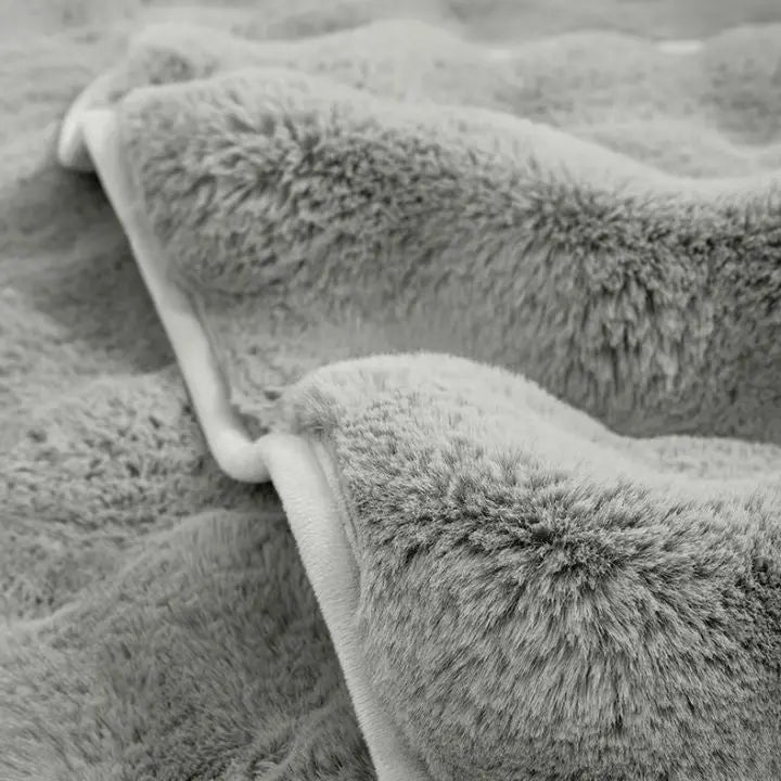 Dicker Kaninchenplüsch-Sofabezug