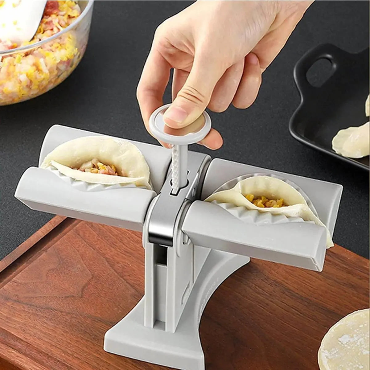 DumplingMaker™️ Doppelkopf-Knödelmaschine