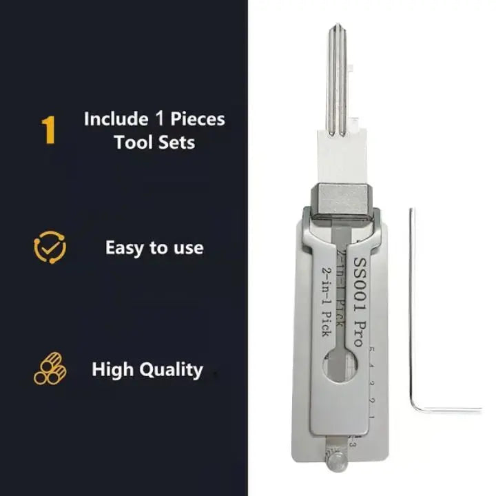 Edelstahl Hauptschlüssel-Decoder