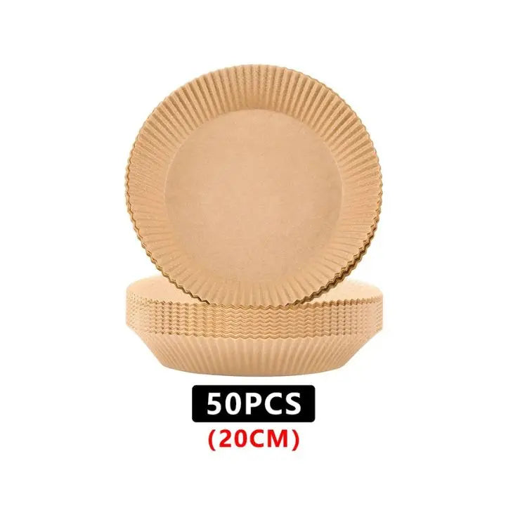 Einwegpapier für Heißluftfritteusen (50 Stücke)