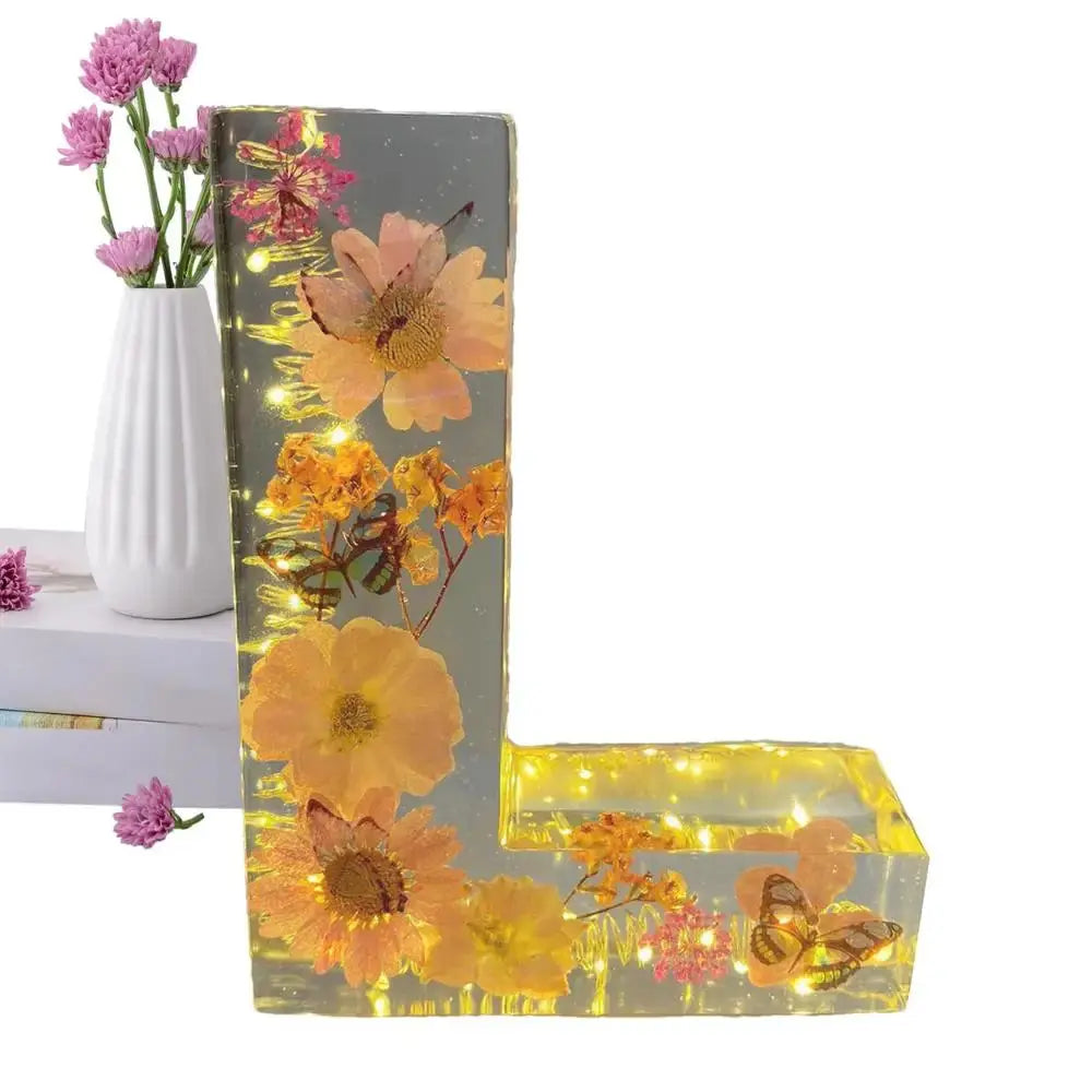 Handgefertigte Blumenlampe für stimmungsvolles Ambiente