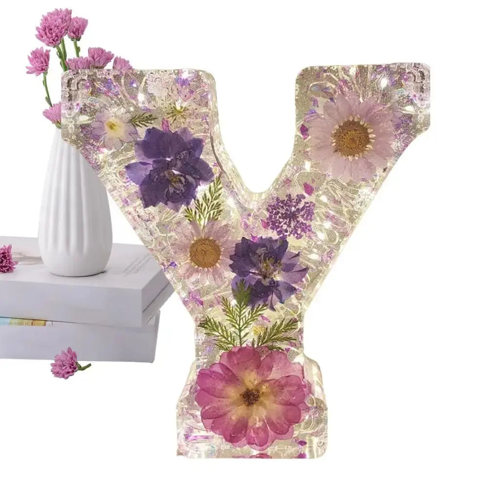Handgefertigte Blumenlampe für stimmungsvolles Ambiente