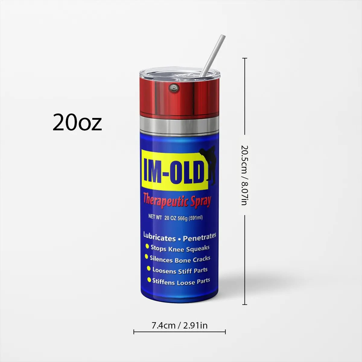 Einzigartiger Edelstahl-Thermobecher mit witzigem Dirty-Muster