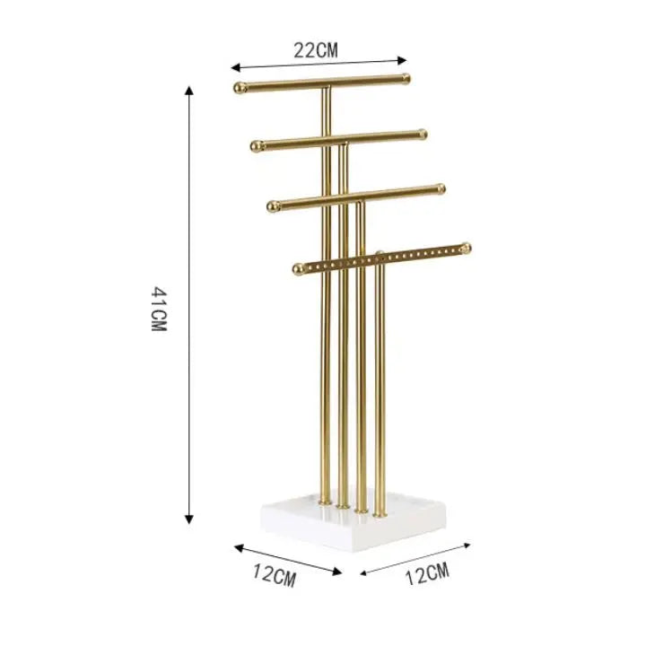 Elegant Vierstufiger Schmuckständer