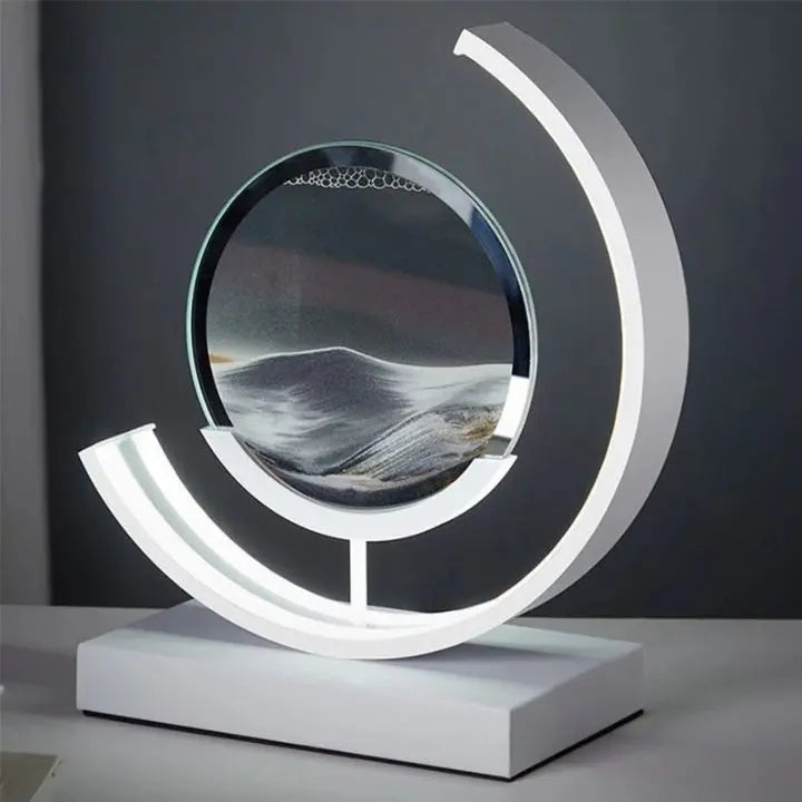 Elegante LED-Sandkunstlampe mit Bewegung