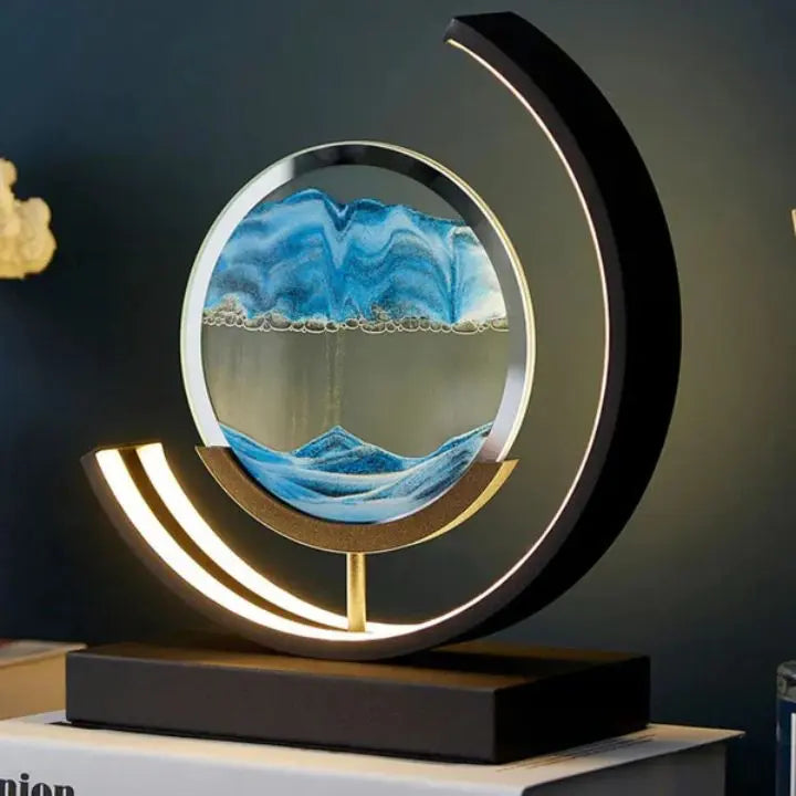 Elegante LED-Sandkunstlampe mit Bewegung