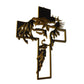 Eleganter Jesus Kreuz Metal Wanddekoration