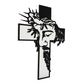 Eleganter Jesus Kreuz Metal Wanddekoration
