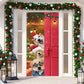 Festliche Weihnachts-Türdekoration