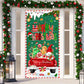 Festliche Weihnachts-Türdekoration