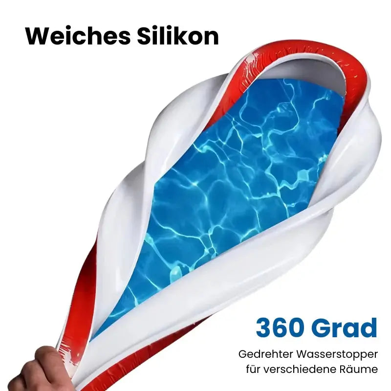 Flexibler Silikon-Duschschutz