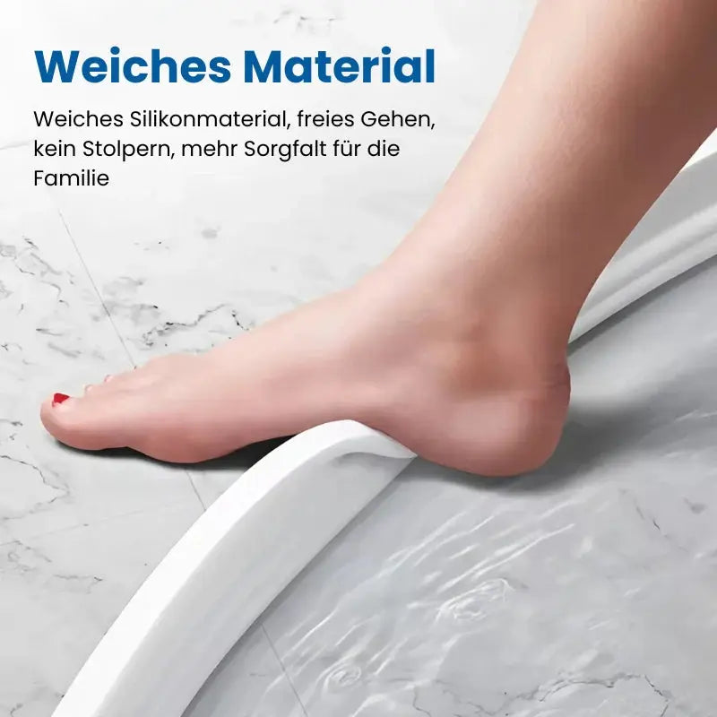 Flexibler Silikon-Duschschutz