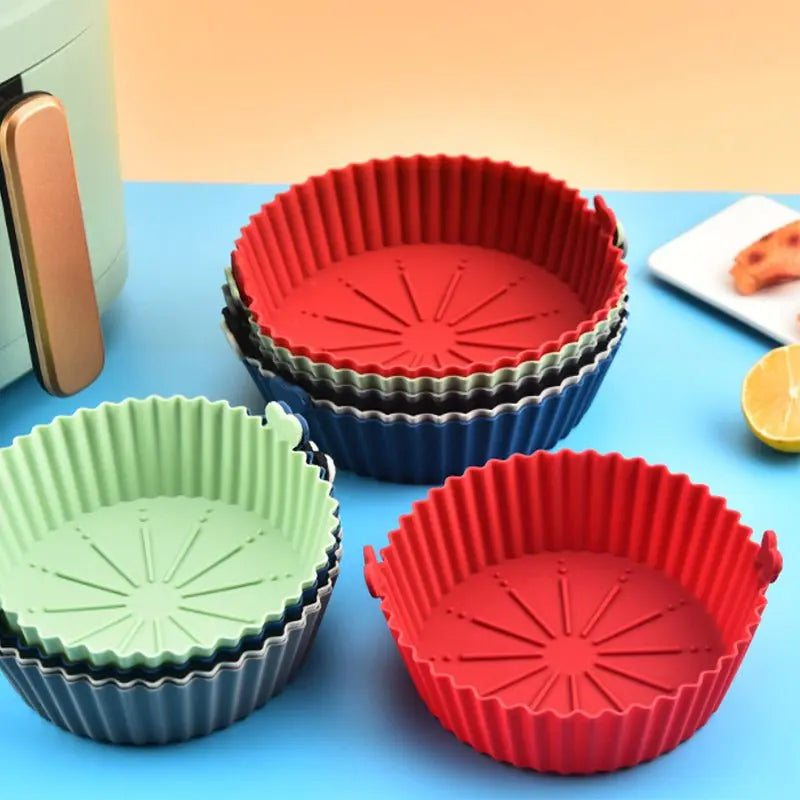 FryerTray™️ Heißluftfritteuse Silikontablett (5er Satz)