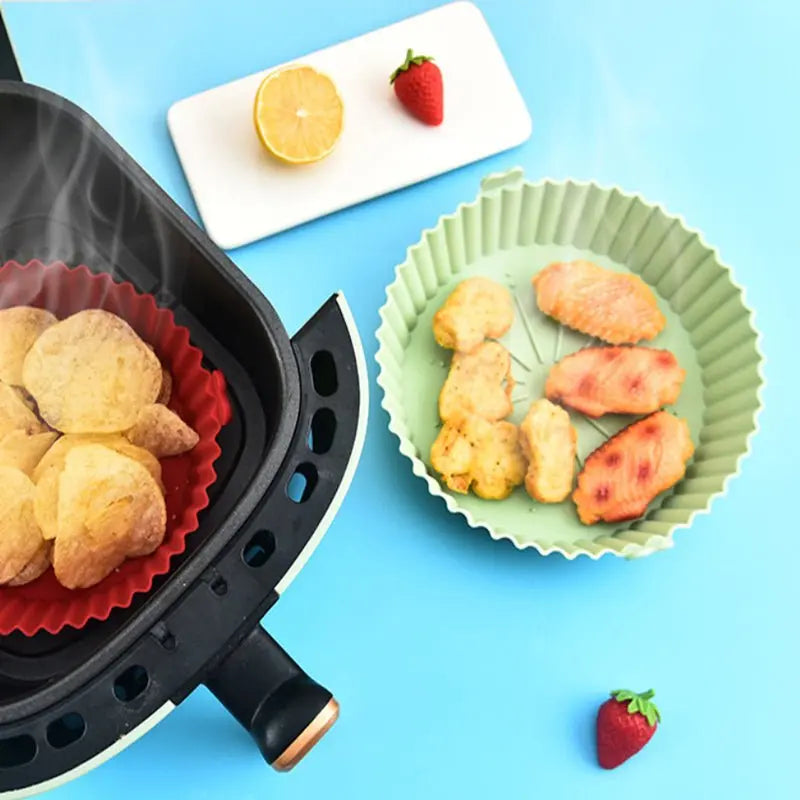 FryerTray™️ Heißluftfritteuse Silikontablett (5er Satz)