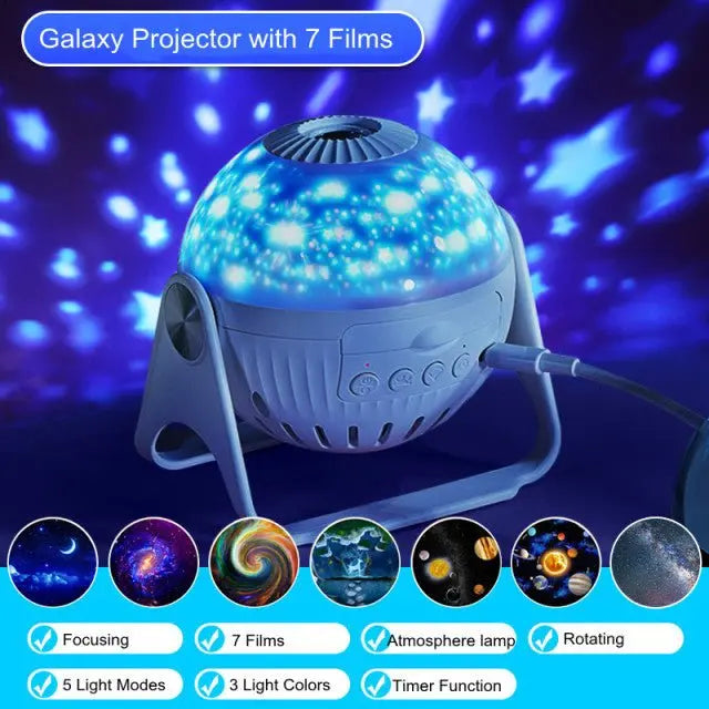 GalaxyGlow™️  7-in-1 Stern-Galaxie-Projektor