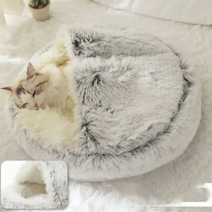 Gemütliche Haustierhöhle – Premium Bett für Komfort & Sicherheit