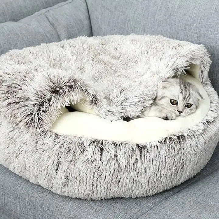 Gemütliche Haustierhöhle – Premium Bett für Komfort & Sicherheit