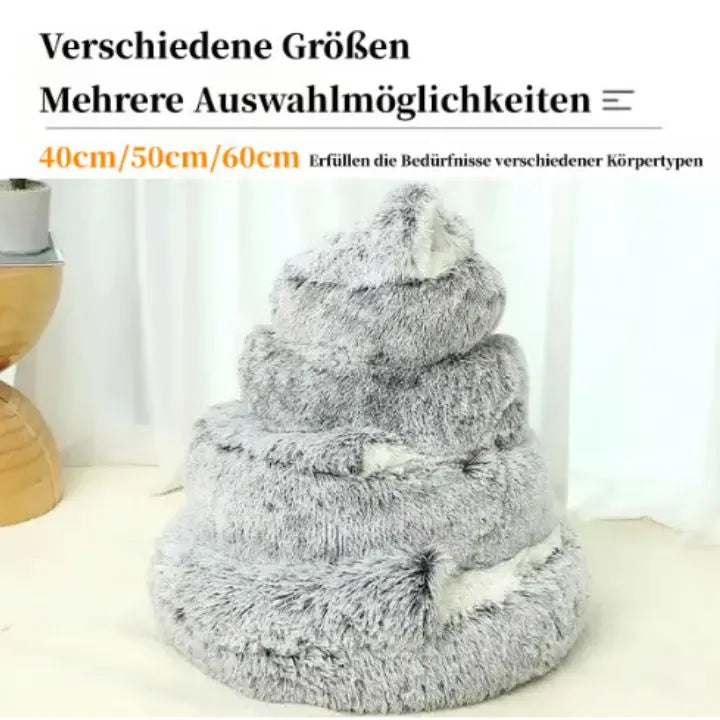 Gemütliche Haustierhöhle – Premium Bett für Komfort & Sicherheit