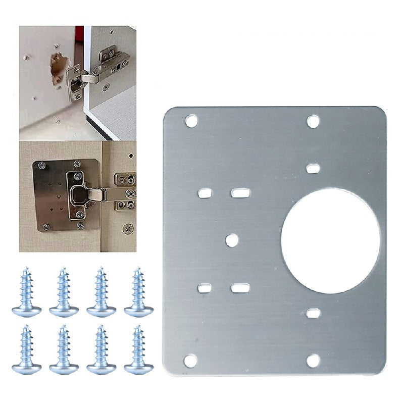 Scharnier-Reparaturplatten-Set [INKLUSIVE Schrauben]