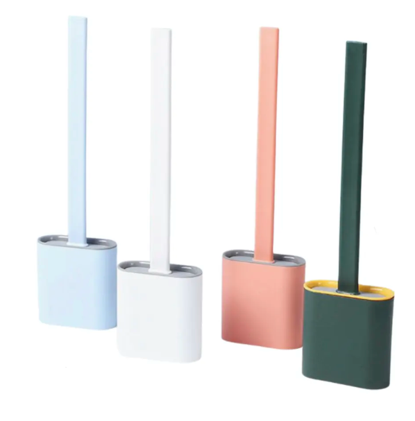 1+1 GRATIS | Hygienische Silikon-Toilettenbürste – Tiefenreinigung ohne Kratzer