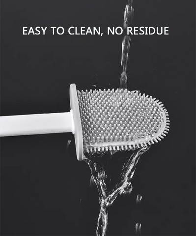 1+1 GRATIS | Hygienische Silikon-Toilettenbürste – Tiefenreinigung ohne Kratzer