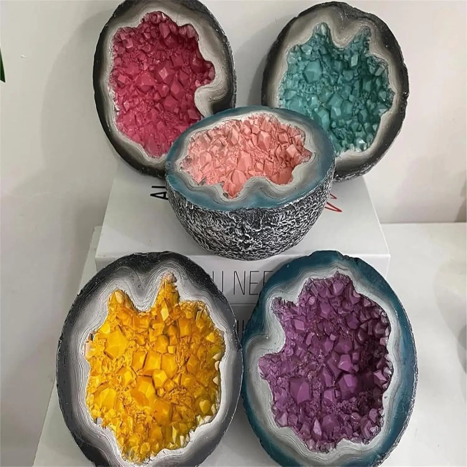 Heilende Energie Kristallkerze für Entspannung und Positive Energie