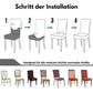 2+2 Gratis | Hochwertige Stuhlhussen aus Jacquard-Stoff