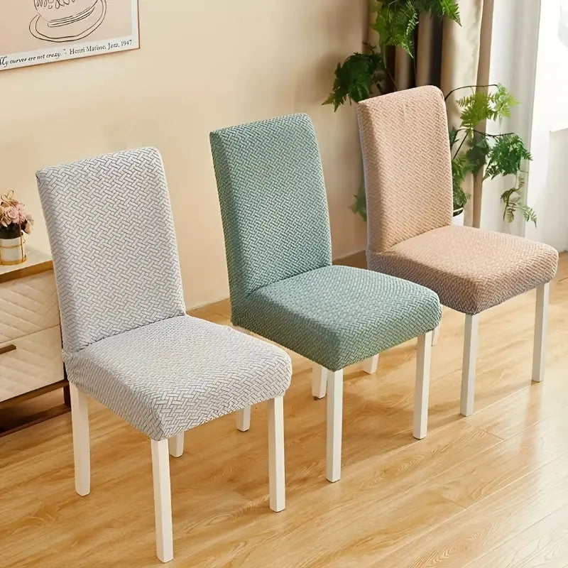 2+2 Gratis | Hochwertige Stuhlhussen aus Jacquard-Stoff