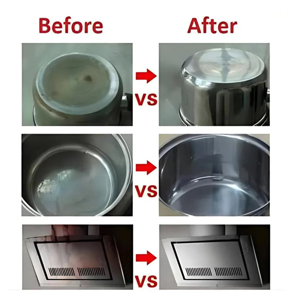 500 g Edelstahl-Reinigungspaste – Reinigt, Poliert & Schützt in einem Schritt!